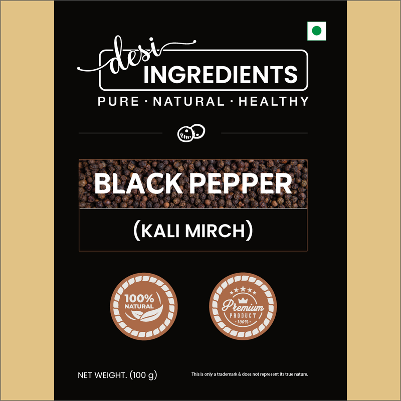 Black Pepper (Kali Mirch) Whole