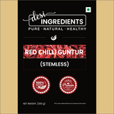 Red Chilli Guntur Whole (Stemless)