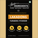 Pounded Lakadong Turmeric Powder